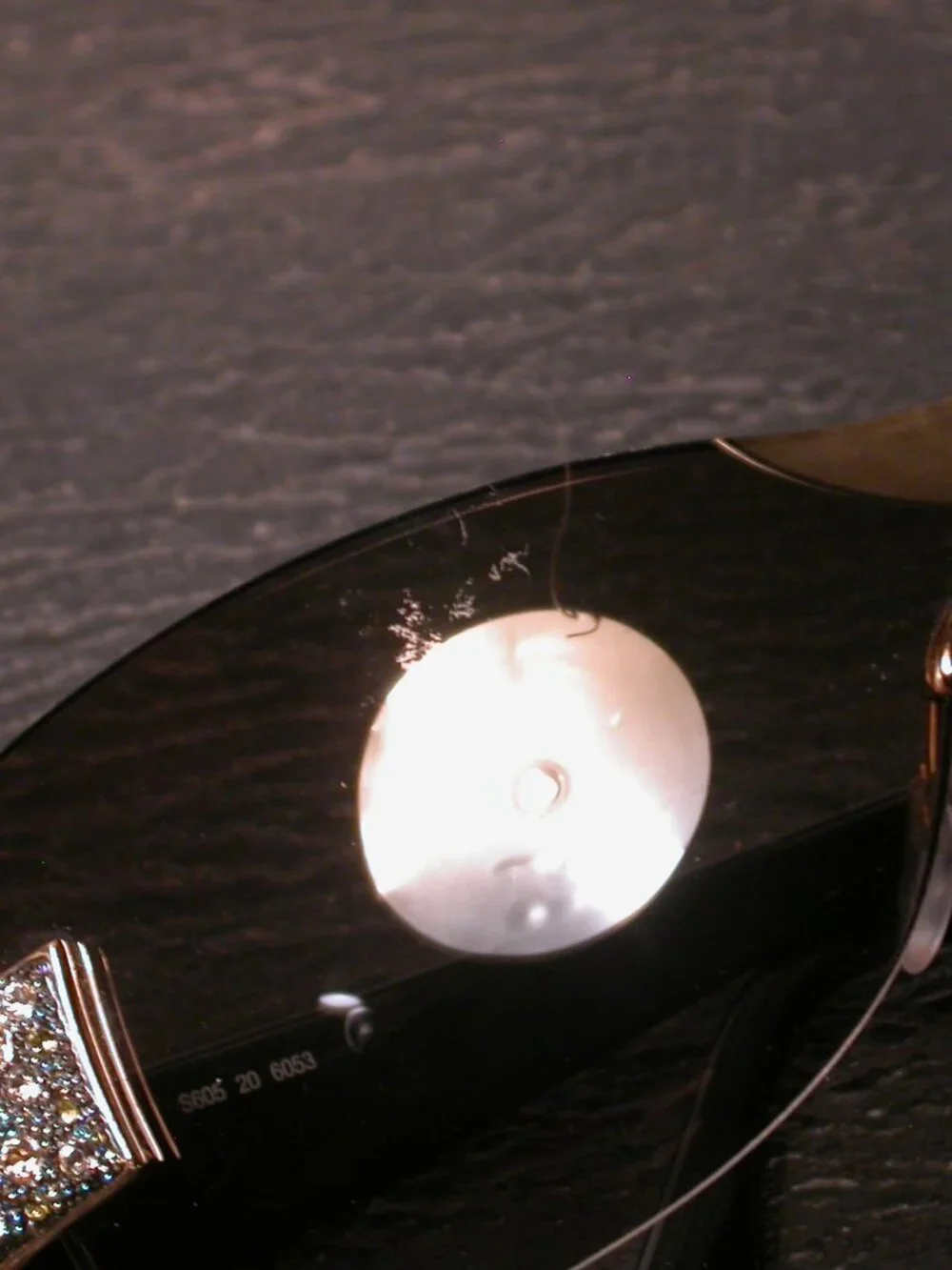Daniel Swarovski Crystal Gold and Black Sunglasses Made in Austria